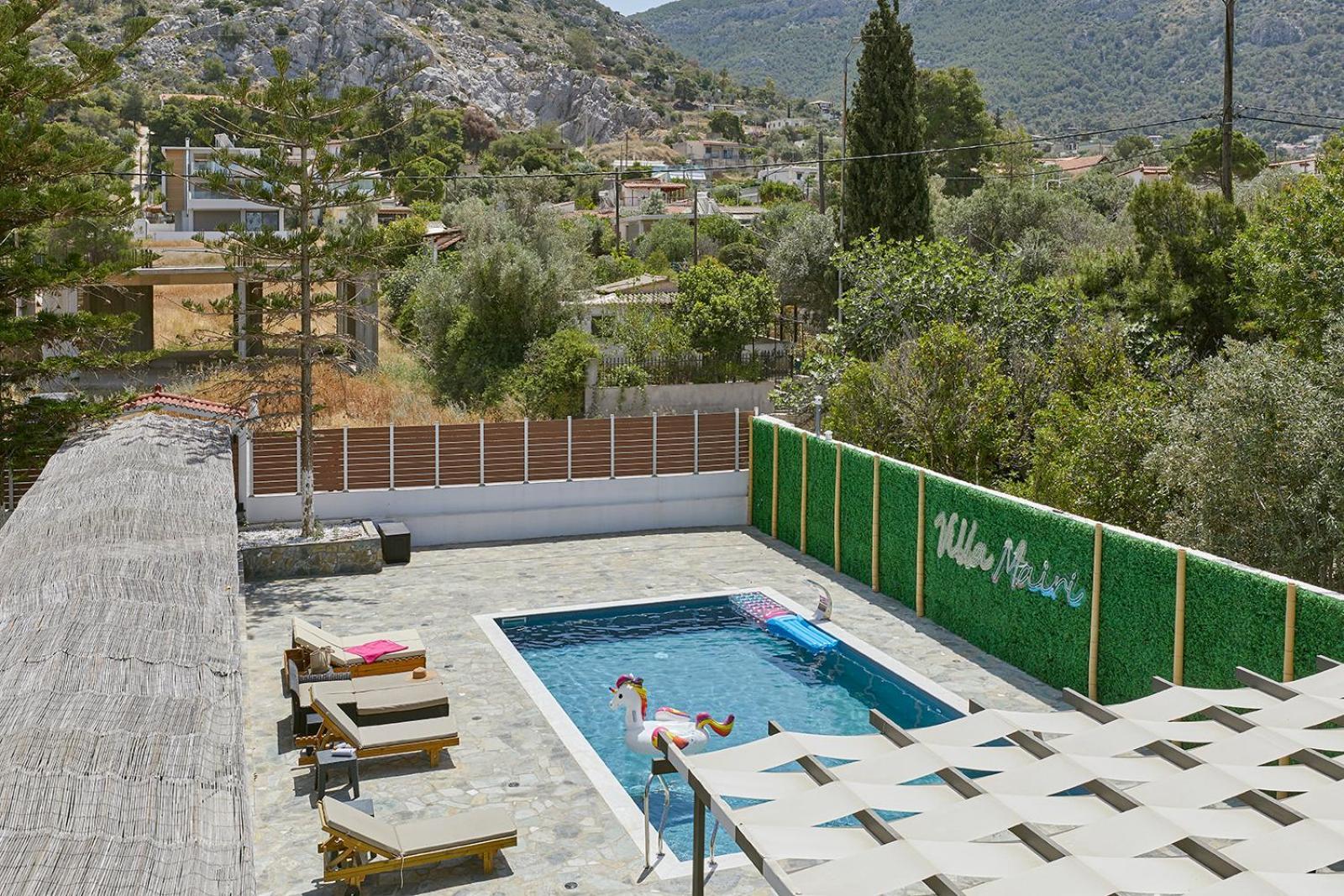 Villa Mairi - 2 Private Pools & Game Room Near Athens Salamís Dış mekan fotoğraf